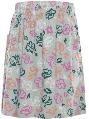 ALPINE PRO REWO Detská letná sukňa, svetlo zelená, veľkosť 104-110