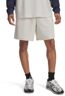 Under Armour RIVAL WAFFLE Pánske kraťasy, biela, veľkosť M