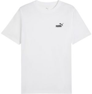 Puma ESSENTIALS SMALL NO. 1 LOGO TEE Pánske tričko, biela, veľkosť