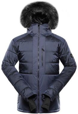 ALPINE PRO NADDR Pánska lyžiarska bunda, tmavo modrá, veľkosť 5XL