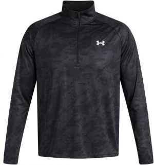 Under Armour TECH 2.0 1/2 ZIP Pánske tričko, čierna, veľkosť S