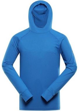 ALPINE PRO IZAR Pánska športová mikina, modrá, veľkosť