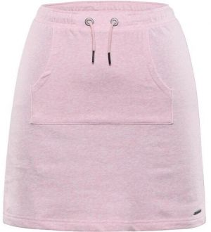 ALPINE PRO HOFRA Dámska letná sukňa v dĺžke nad kolená, ružová, veľkosť