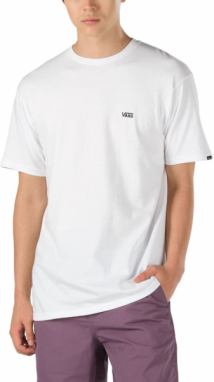 Vans MN LEFT CHEST LOGO TEE Pánske tričko, biela, veľkosť