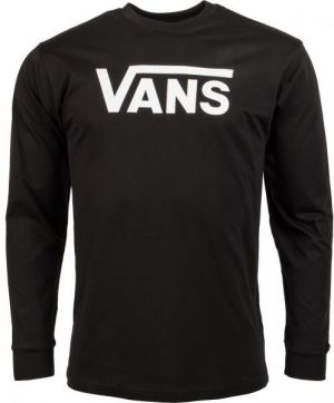 Vans MN VANS CLASSIC LS Pánske tričko s dlhým rukávom, čierna, veľkosť