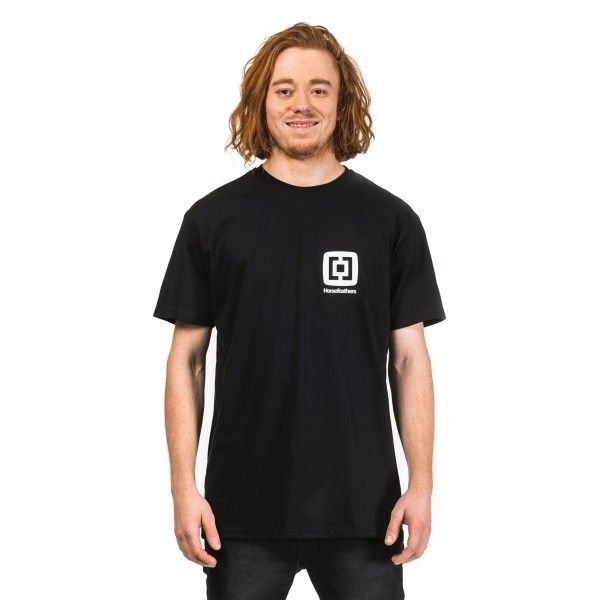 Horsefeathers MINI LOGO T-SHIRT Pánske tričko, čierna, veľkosť