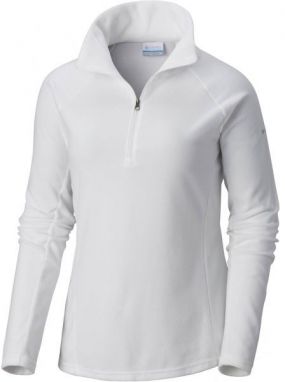 Columbia GLACIAL IV HALF ZIP Dámska outdoorová mikina, biela, veľkosť