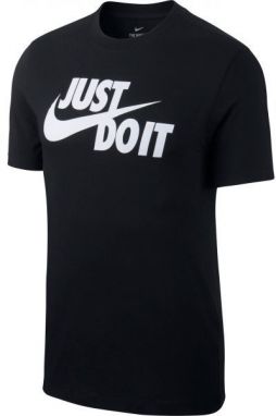 Nike NSW TEE JUST DO IT SWOOSH Pánske tričko, čierna, veľkosť
