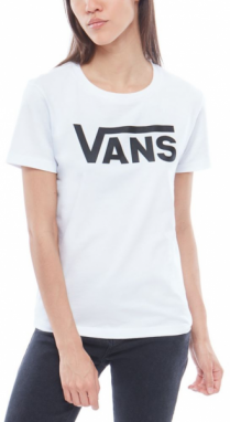 Vans WM FLYING V CREW TEE Dámske tričko, biela, veľkosť
