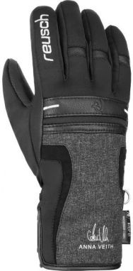 Reusch ANNA VEITH R-TEX XT Lyžiarske rukavice, čierna, veľkosť