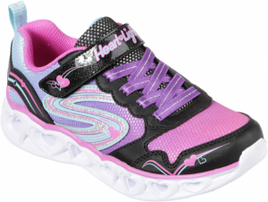 Skechers HEART LIGHTS LOVE SPARK čierna 32 - Dievčenské  blikajúce tenisky