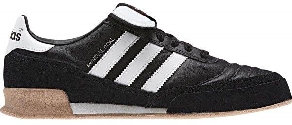 adidas MUNDIAL GOAL LEATHER Pánska halová obuv, čierna, veľkosť 45 1/3