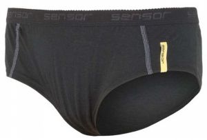 Sensor MERINO WOOL ACTIVE Dámske nohavičky, čierna, veľkosť