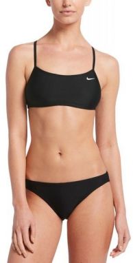 Nike SOLID Dámske dvojdielne plavky, čierna, veľkosť