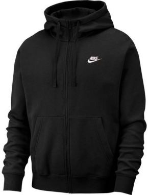 Nike NSW CLUB HOODIE FZ BB Pánska mikina, čierna, veľkosť