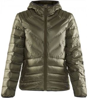 Craft LIGHTWEIGHT DOWN Dámska zimná bunda, khaki, veľkosť XS