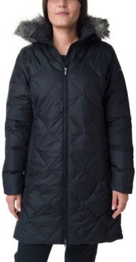Columbia ICY HEIGHTS II MID LENGHT DOWN JACKET Dámska zimná bunda, čierna, veľkosť XS