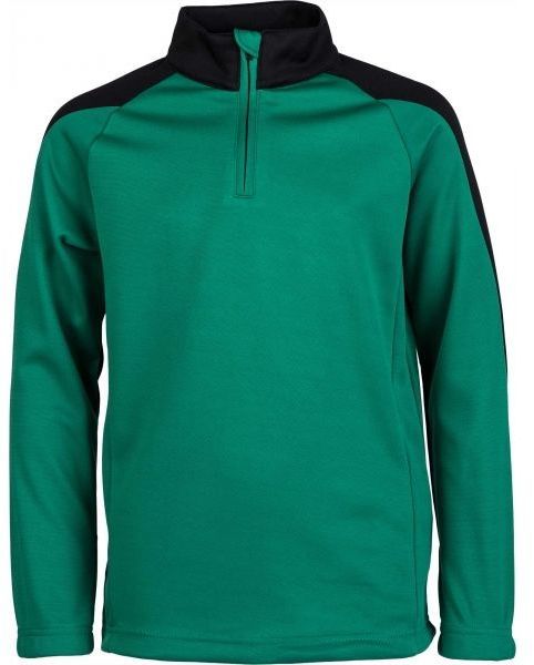 Kensis TONNES JR Chlapčenská mikina, tmavo zelená, veľkosť 140-146