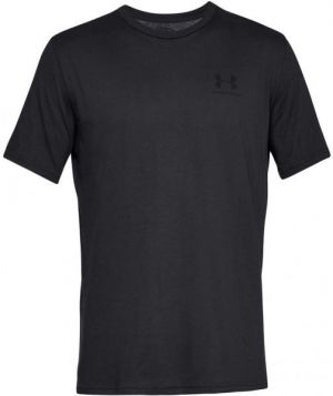 Under Armour SPORTSTYLE LEFT CHEST SS Pánske tričko, čierna, veľkosť