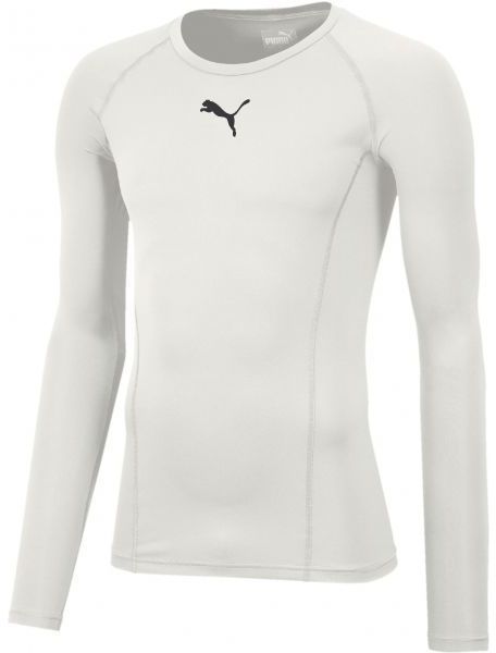 Puma LIGA BASELAYER TEE LS Pánske funkčné tričko, biela, veľkosť XXL