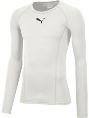 Puma LIGA BASELAYER TEE LS Pánske funkčné tričko, biela, veľkosť XXL