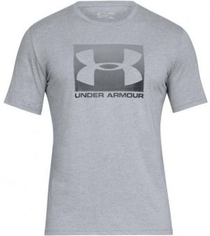 Under Armour UA BOXED SPORTSTYLE SS Pánske tričko, sivá, veľkosť