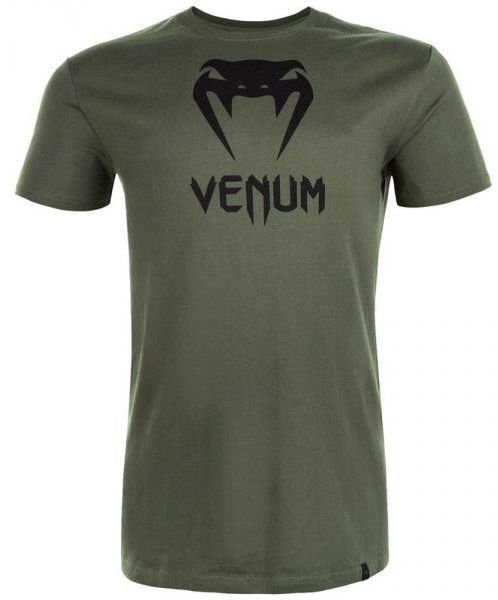 Venum CLASSIC T-SHIRT Pánske tričko, tmavo zelená, veľkosť