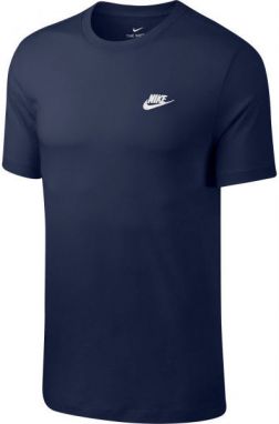 Nike SPORTSWEAR CLUB Pánske tričko, tmavo modrá, veľkosť