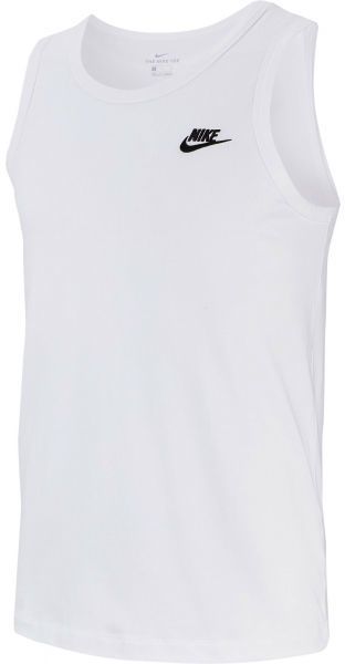 Nike NSW CLUB - TANK M Pánske tielko, biela, veľkosť
