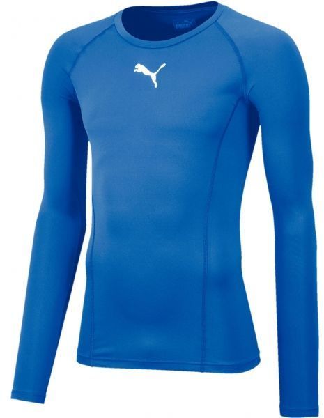 Puma LIGA BASELAYER TEE LS Pánske funkčné tričko, modrá, veľkosť