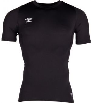 Umbro CORE SS CREW BASELAYER Pánske športové tričko, čierna, veľkosť