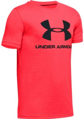 Under Armour SPORTSTYLE LOGO SS Chlapčenské tričko, oranžová, veľkosť