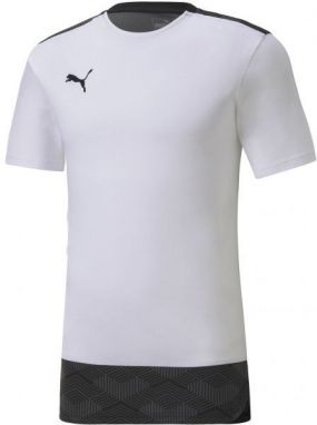 Puma TEAM FINAL 21 CASUALS TEE Pánske tričko, biela, veľkosť