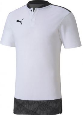 Puma TEAM FINAL 21 CASUALS POLO Pánske tričko, biela, veľkosť