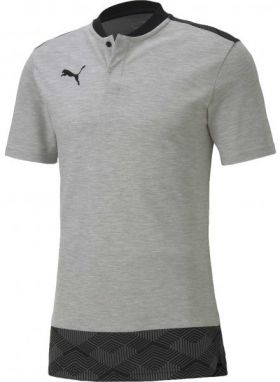 Puma TEAM FINAL 21 CASUALS POLO Pánske tričko, sivá, veľkosť XXL