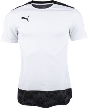 Puma TEAM FINAL 21 CASUALS TEE Pánske tričko, biela, veľkosť