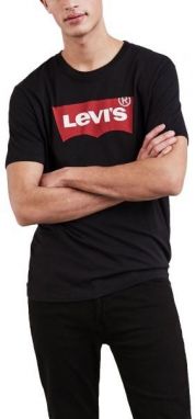 Levi's® GRAPHIC SET-IN NECK Pánske tričko, čierna, veľkosť