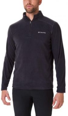 Columbia KLAMATH RANGE II HALF ZIP Pánska outdoorová mikina, čierna, veľkosť
