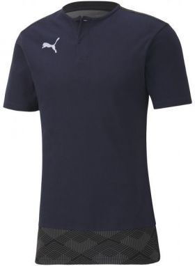Puma TEAM FINAL 21 CASUALS POLO Pánske tričko, tmavo modrá, veľkosť