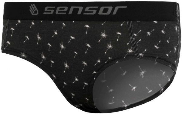 Sensor MERINO IMPRESS Dámske funkčné nohavičky, čierna, veľkosť