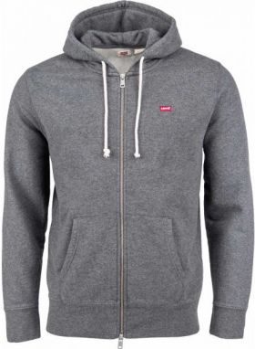 Levi's® NEW ORIGINAL ZIP UP CORE Pánska mikina, sivá, veľkosť