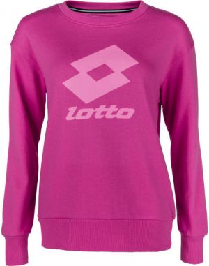 Lotto SMART W II SWEAT RN FT Dámska mikina, ružová, veľkosť