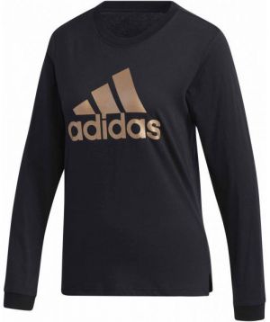 adidas U-B LONG SLEEVE T-SHIRT Dámske tričko, čierna, veľkosť