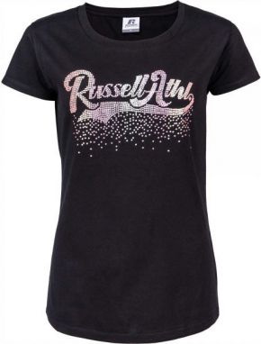 Russell Athletic S/S CREWNECK TEE SHIRT Dámske tričko, čierna, veľkosť