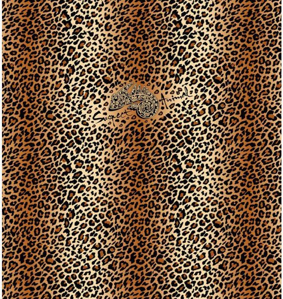 Suspect Animal LEOPARD Dámska multifunkčná šatka, hnedá, veľkosť