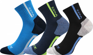 VoXX MAXTERIK Detské  ponožky, čierna, veľkosť 17-19