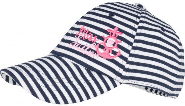 Lewro TRENA STRIPES Dievčenská šiltovka, tmavo modrá, veľkosť 12-15