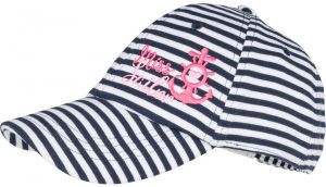 Lewro TRENA STRIPES Dievčenská šiltovka, tmavo modrá, veľkosť 4-7Y