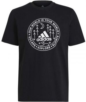 adidas CRCL XPLR TEE Pánske tričko, čierna, veľkosť S