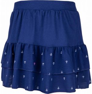 Lewro TINA Dievčenská sukňa s volánmi, tmavo modrá, veľkosť